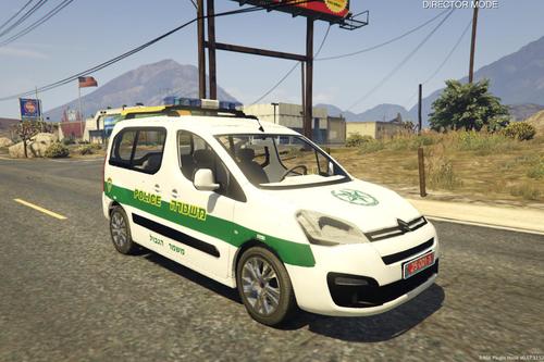 Citroën Berlingo | israeli Border Police | 2017 New Car + ELS 612e1c gta5 2017 10 26 13 21 16 78